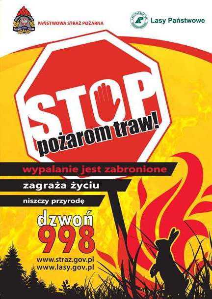 Kampania "STOP pożarom traw!"